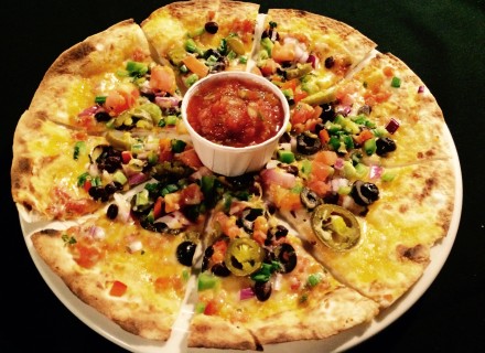 happy hour mexican pizza