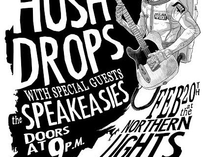 Norhern Lights Detroit Hush Drops event flyer